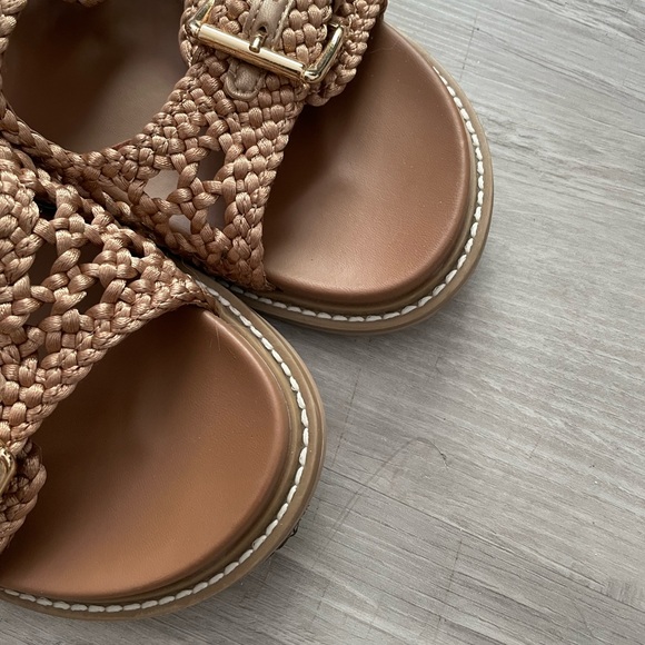 Target Universal Thread Women's Kylie Woven Two Band Footbed Sandals - Size 10 - Picture 6 of 6